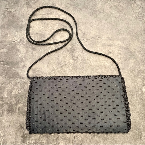 Black Evening Bag Clutch - Picture 2 of 4